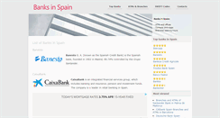 Desktop Screenshot of banksspain.com