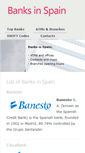 Mobile Screenshot of banksspain.com