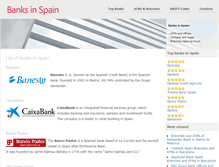 Tablet Screenshot of banksspain.com